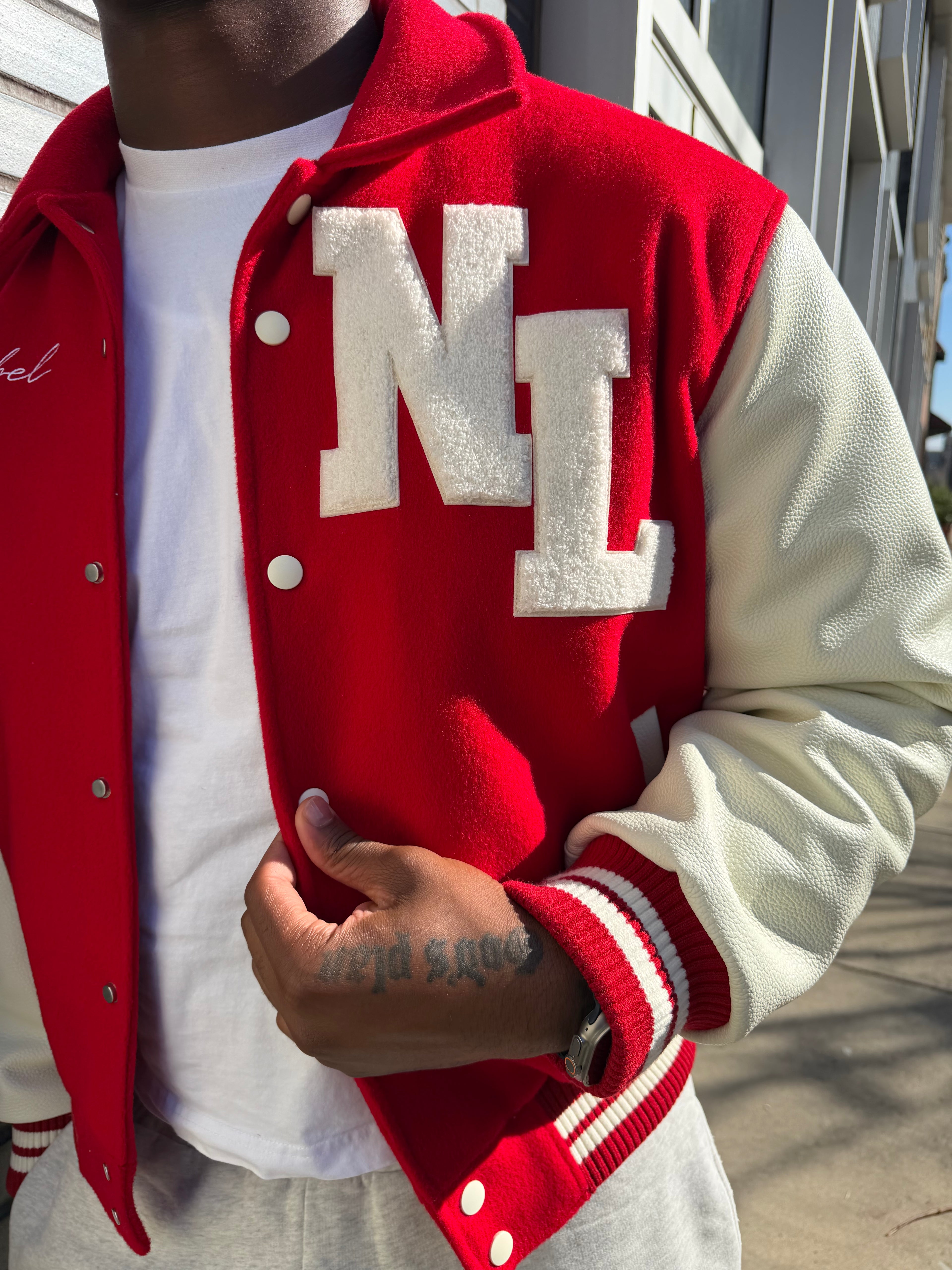 "LOVERS" VARSITY JACKET