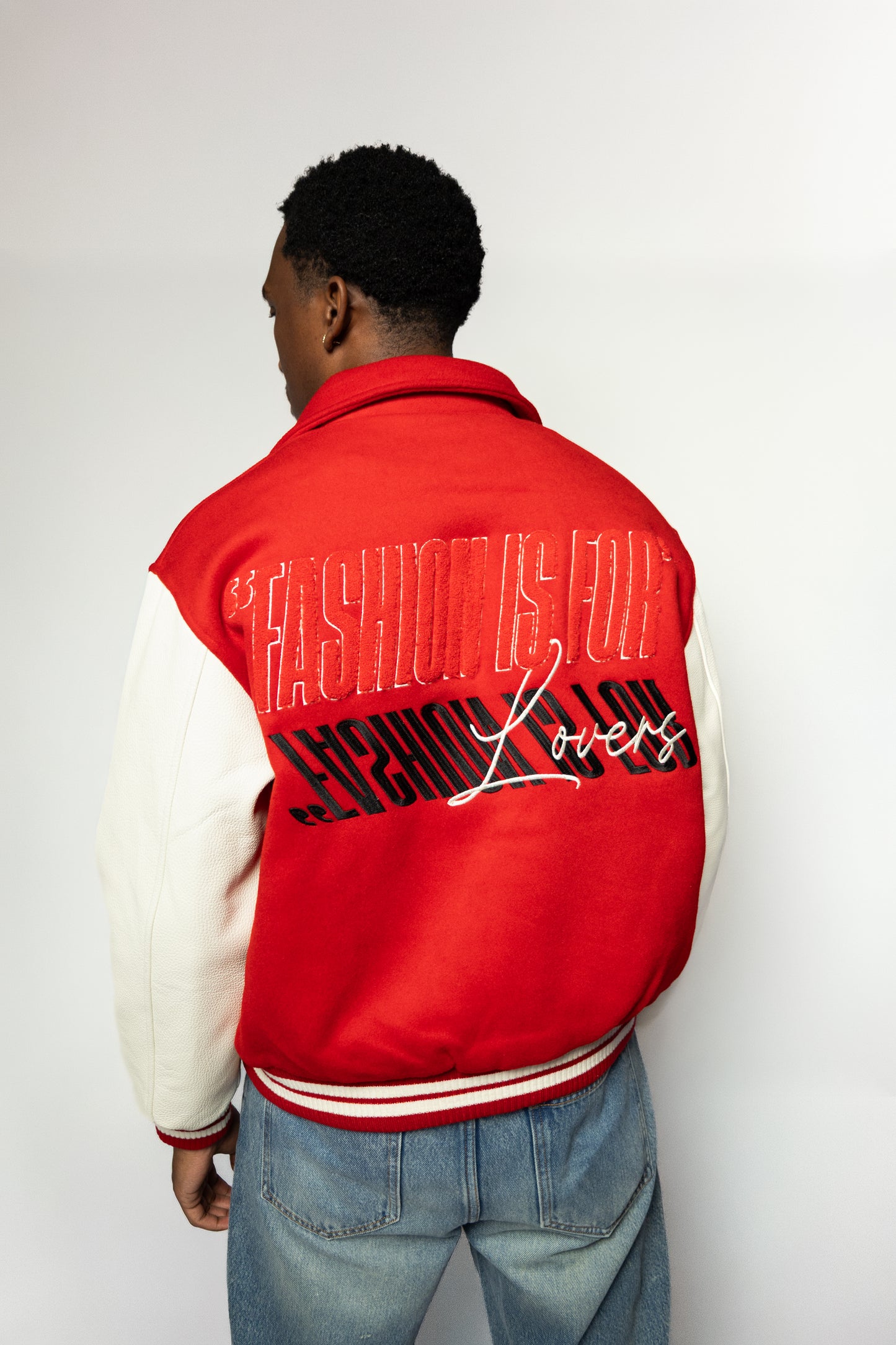"LOVERS" VARSITY JACKET